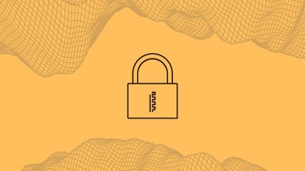 A drawing of a padlock