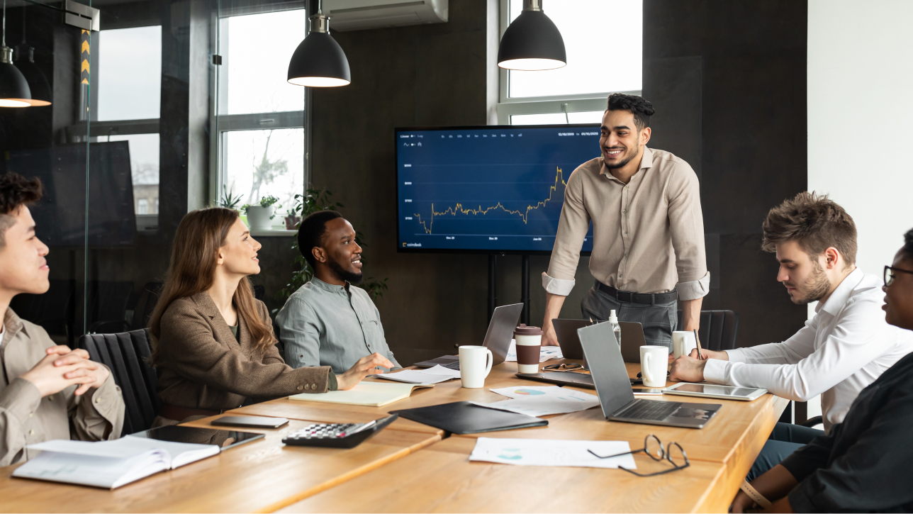 People meeting at a conference table