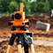 A terrestrial laser scanner on a work site