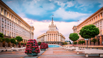 Street view in Bulgaria