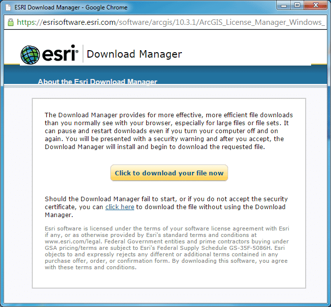 arcgis license manager 10.3 download